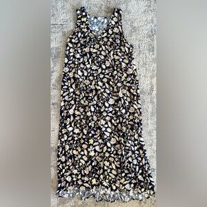 Old Navy floral midi dress size XL